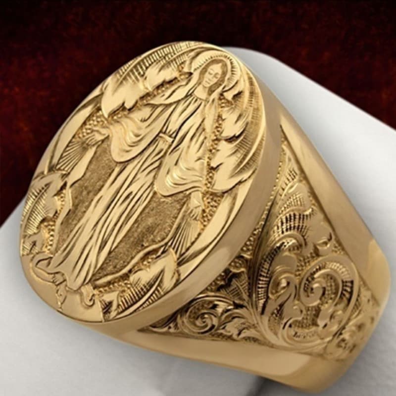 Anel banhado a ouro 11