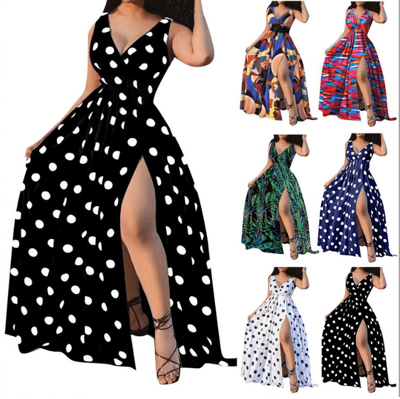Sexy Vestidos Feminino Festa Ladies Belt Plus Size Forked Club Vestidos