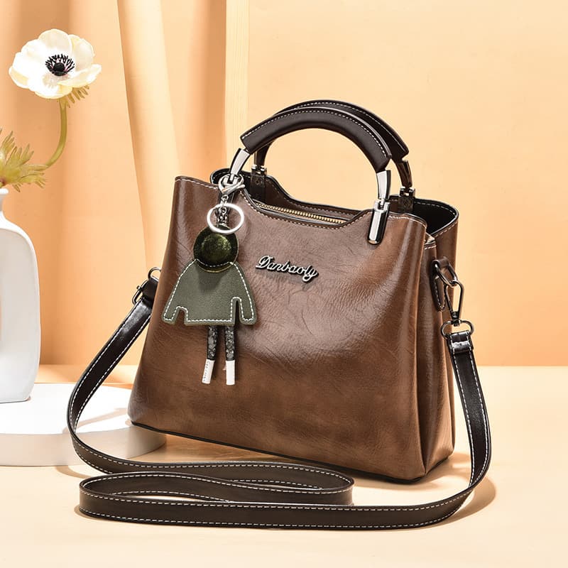 Bolsa feminina pequena, simples e retrô. 3