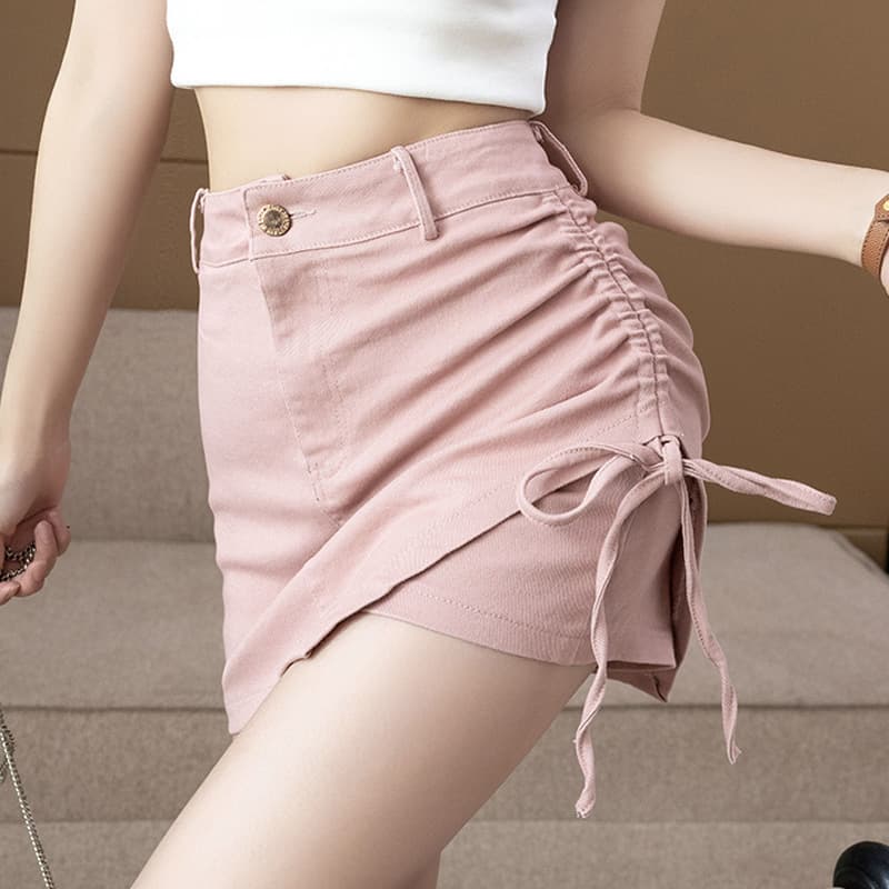Saia Culote De Cintura Alta, Corte Reto E Irregular 6