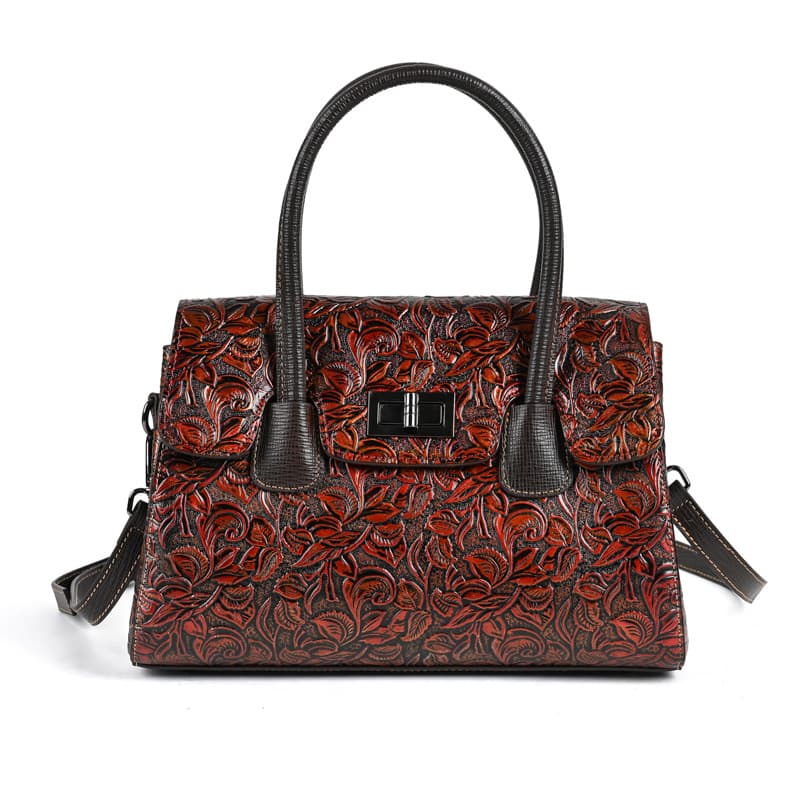Bolsa vintage feminina em couro legítimo. 2