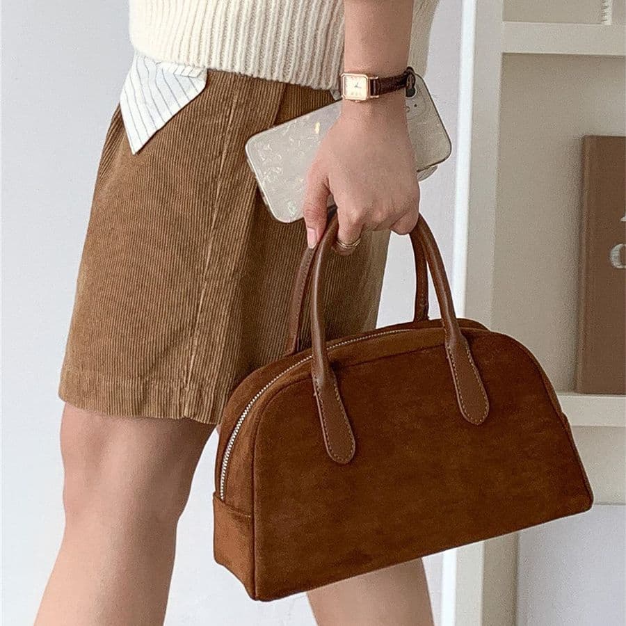Bolsa de camurça de grande capacidade para mulheres 8