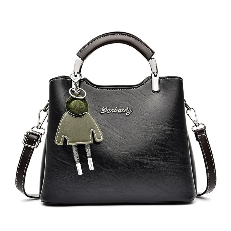 Bolsa feminina pequena, simples e retrô. 5