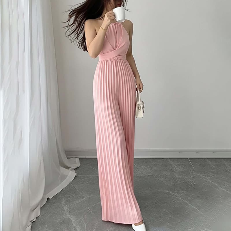 Macacão elegante de cor sólida para mulheres 2