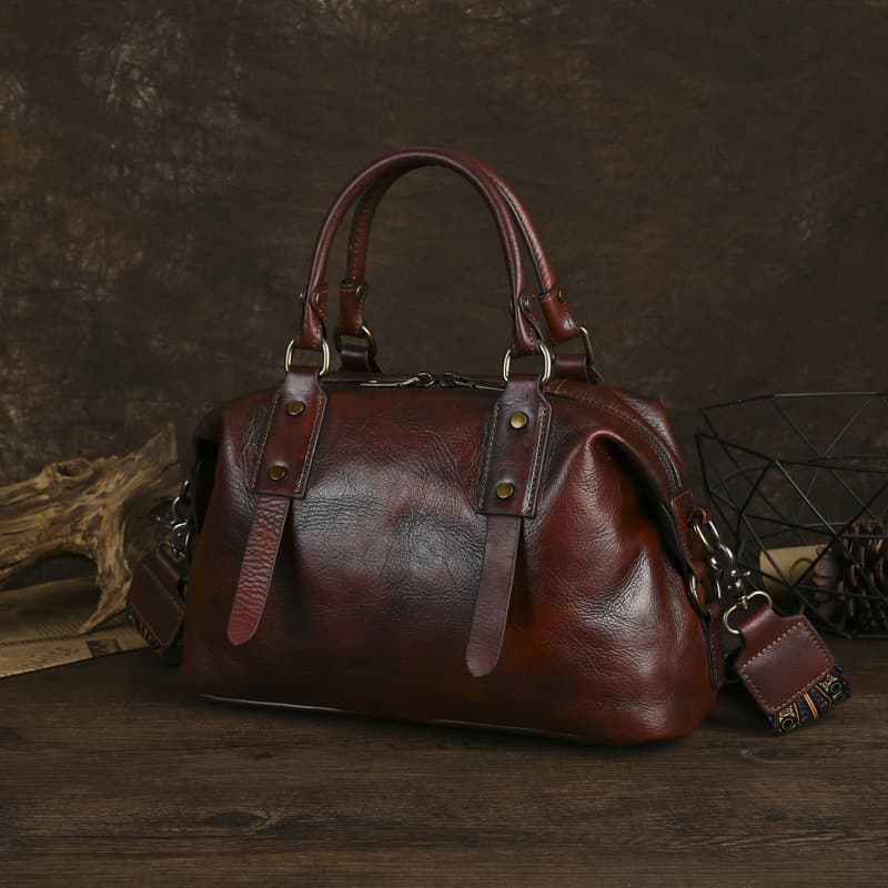 Nova bolsa de couro de grande capacidade para mulheres. 5