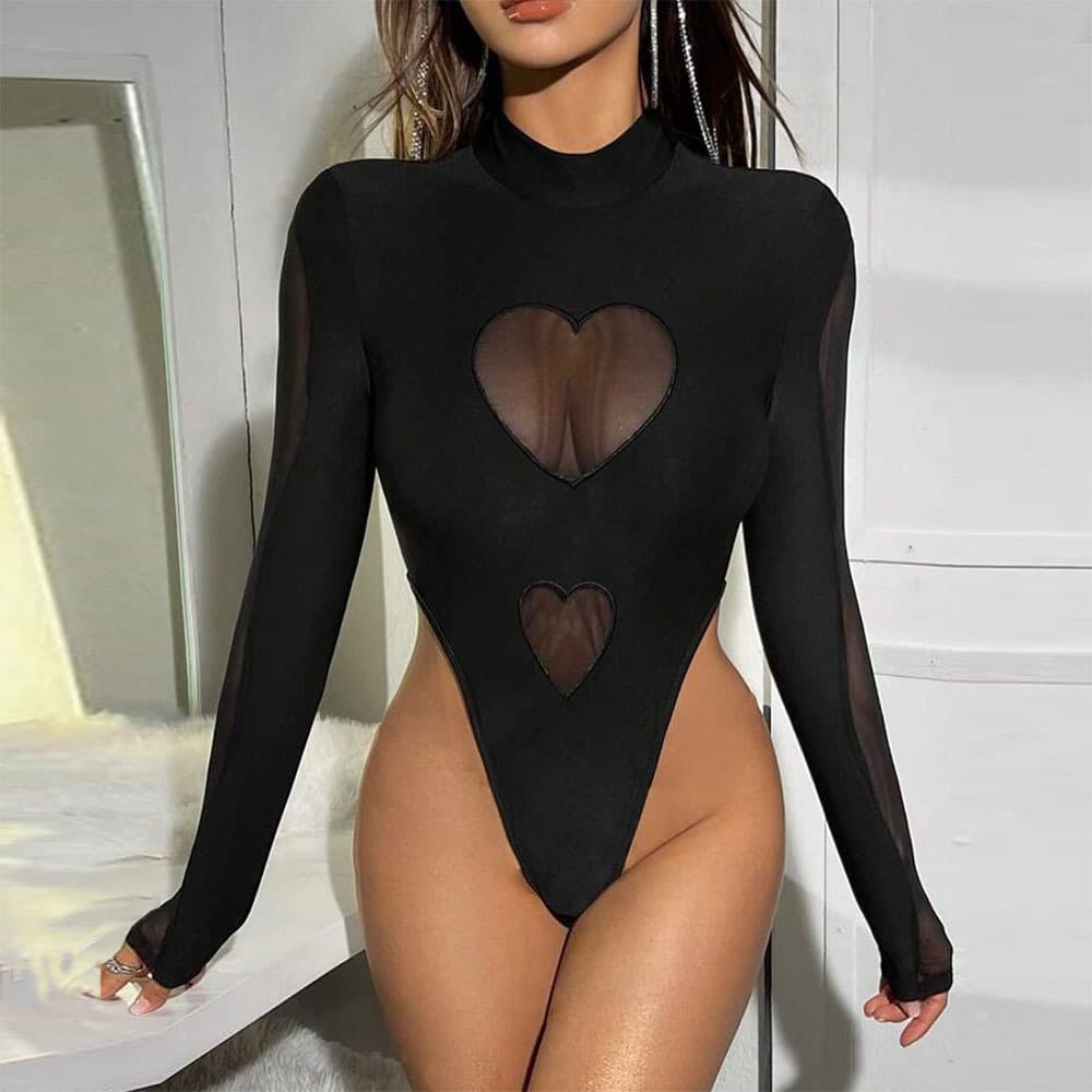 Macacão Love Mesh para mulheres