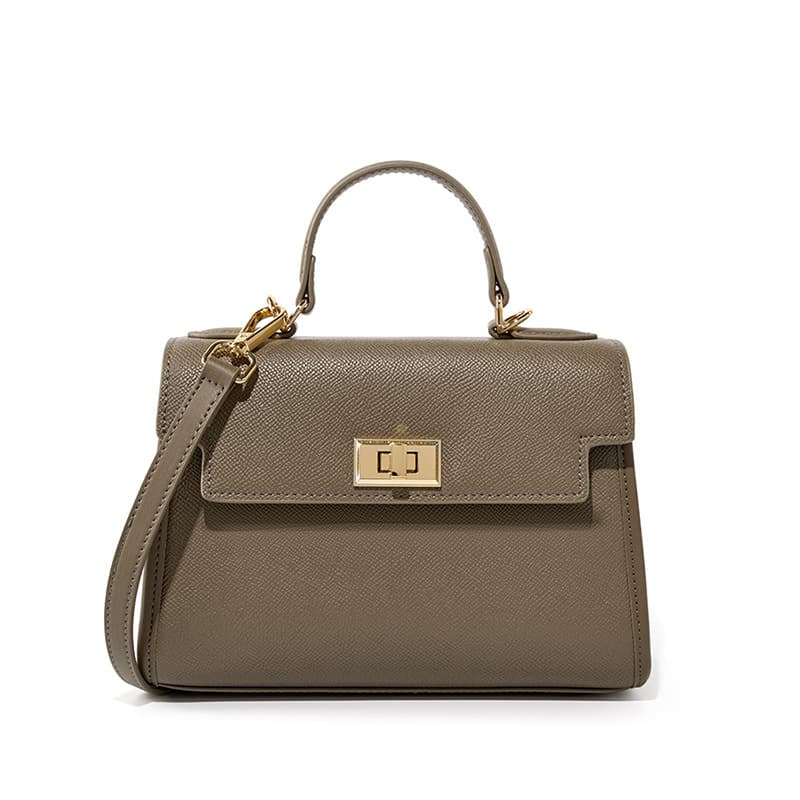 Bolsa feminina de couro bovino versátil e popular 4