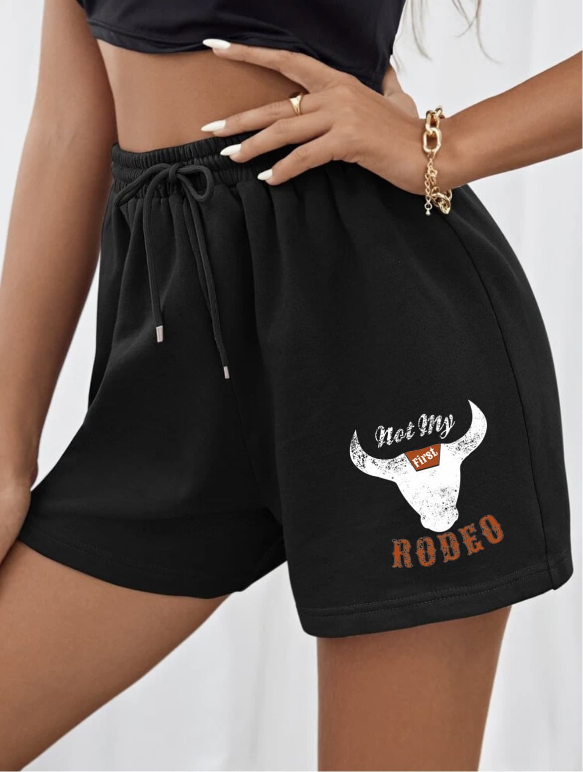 Shorts Casuais Folgados. 10