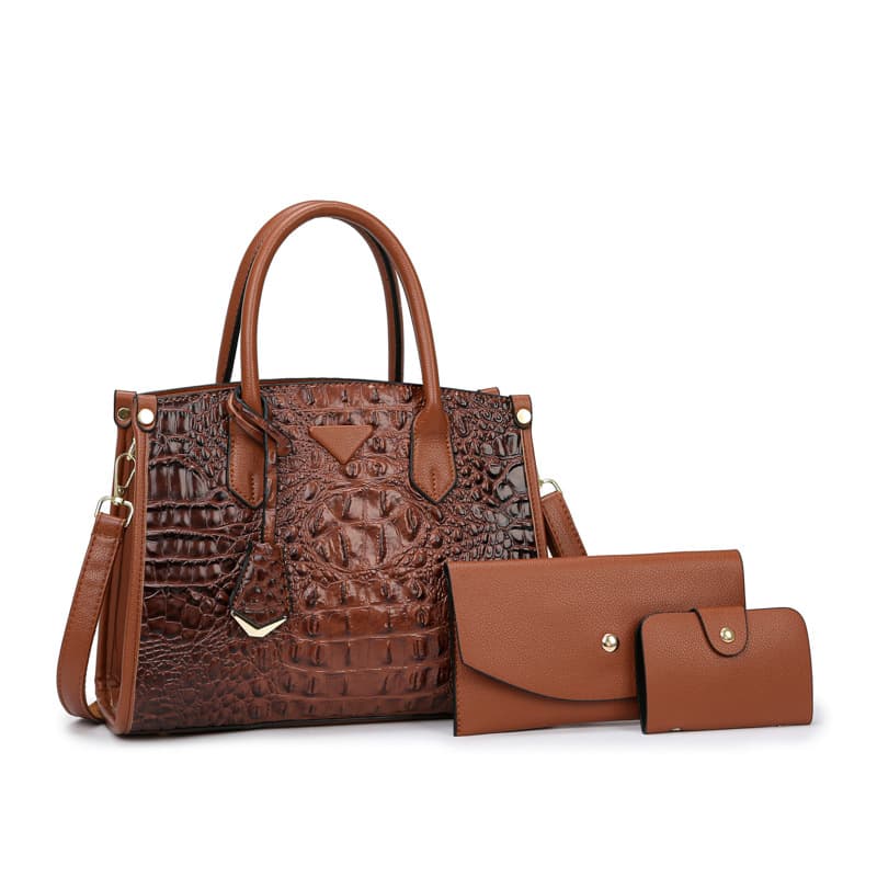 Conjunto de bolsa transversal vintage para mulheres 6