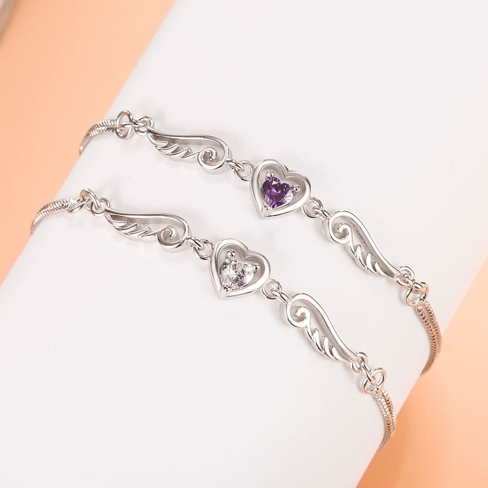 Pulseira de coração feminina da moda 2