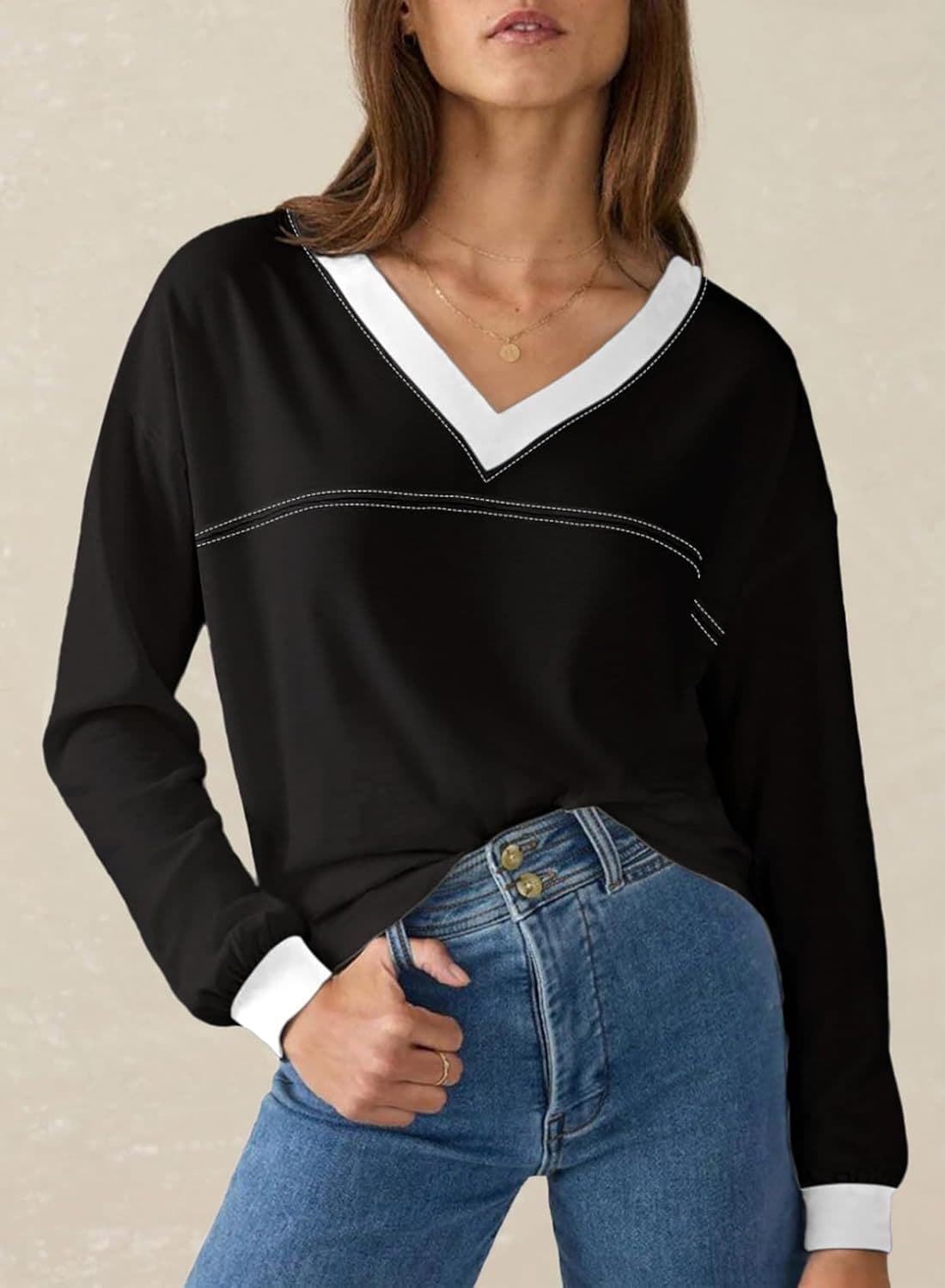 Blusa feminina fina, casual e versátil. 3