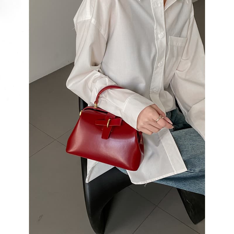 Bolsa feminina de couro bovino de luxo acessível 6