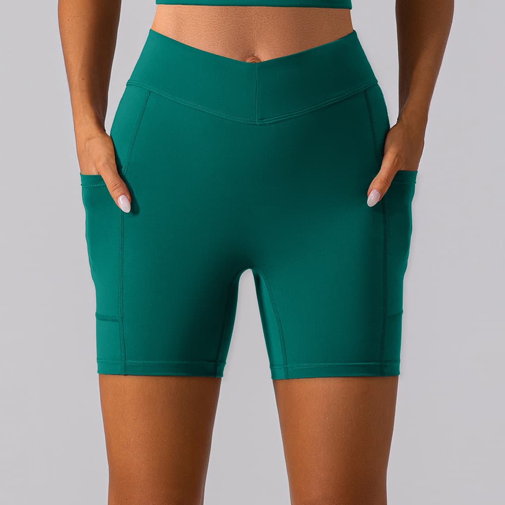 Shorts Esportivos Com Lixa Dupla Face, Modelagem Slim 13