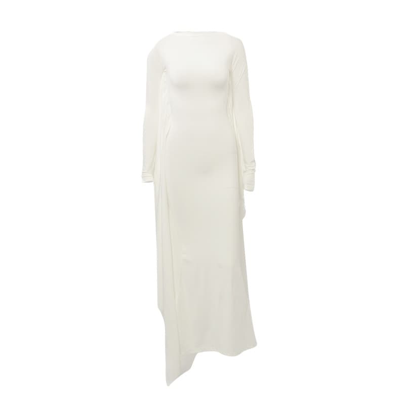 Vestido confortável estilo morcego para festa, ideal para mulheres. 6