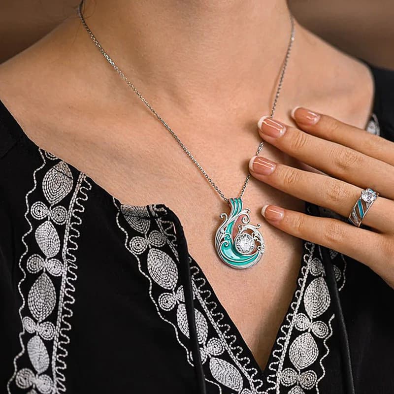 Colar feminino Wave Exquise Sweet