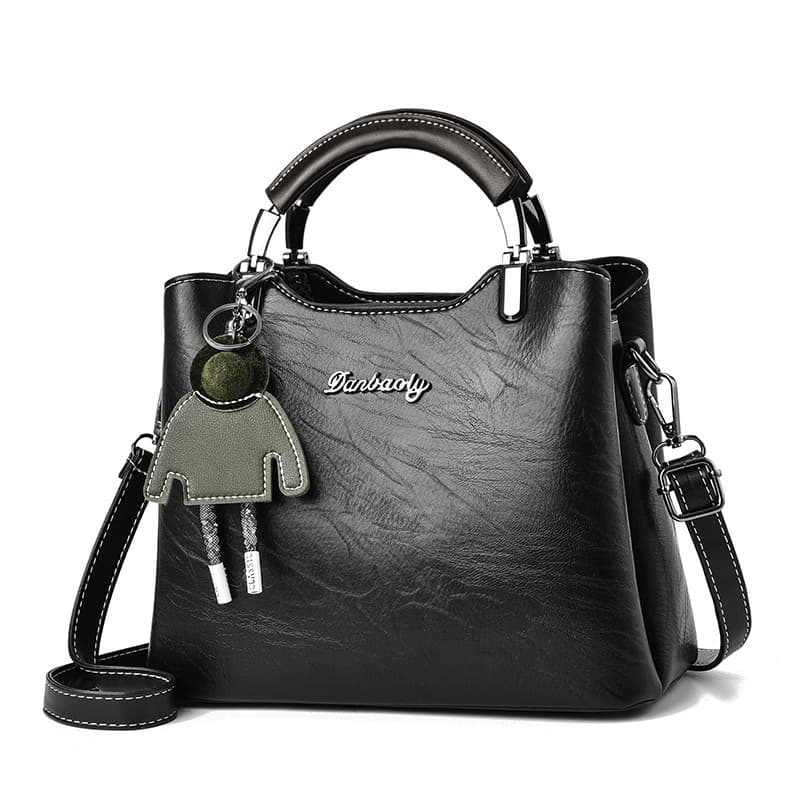 Bolsa feminina pequena, simples e retrô. 7