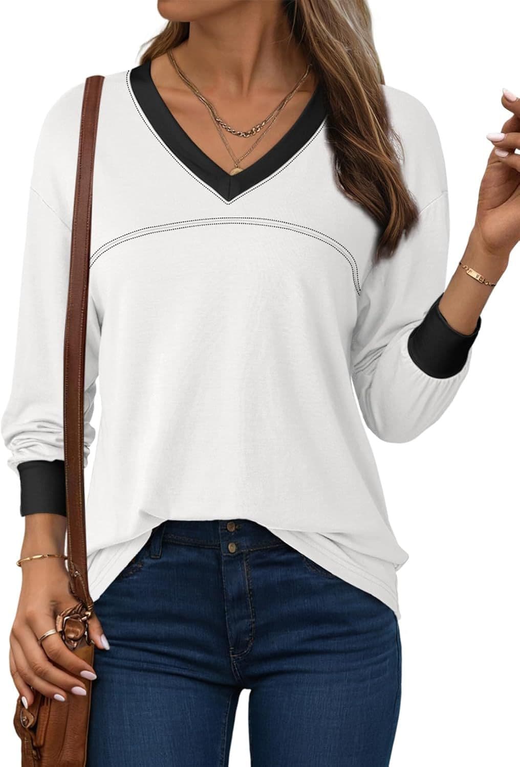 Blusa feminina fina, casual e versátil. 7