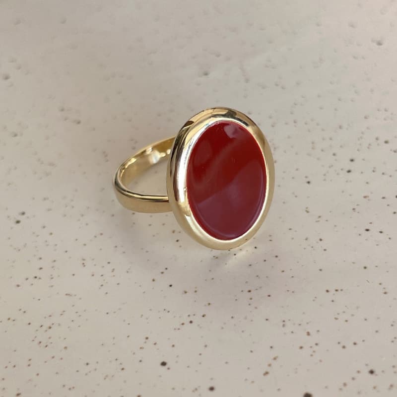 Anel retrô feminino