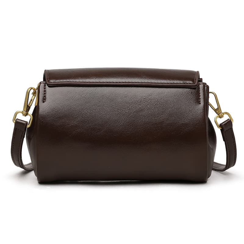 Bolsa Transversal Casual VersáTil Com VáRios Compartimentos, Estilo Retrô, Em Couro PU Macio.