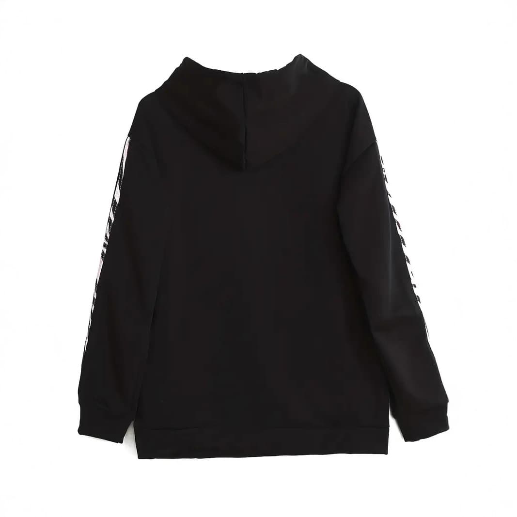Conjunto De Moletom Feminino Para Outono E Inverno, Estilo Casual E Esportivo. 4