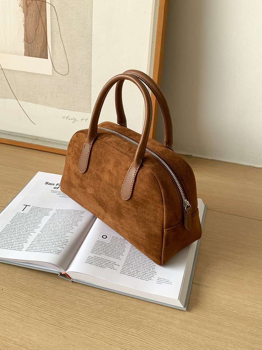 Bolsa de camurça de grande capacidade para mulheres 7