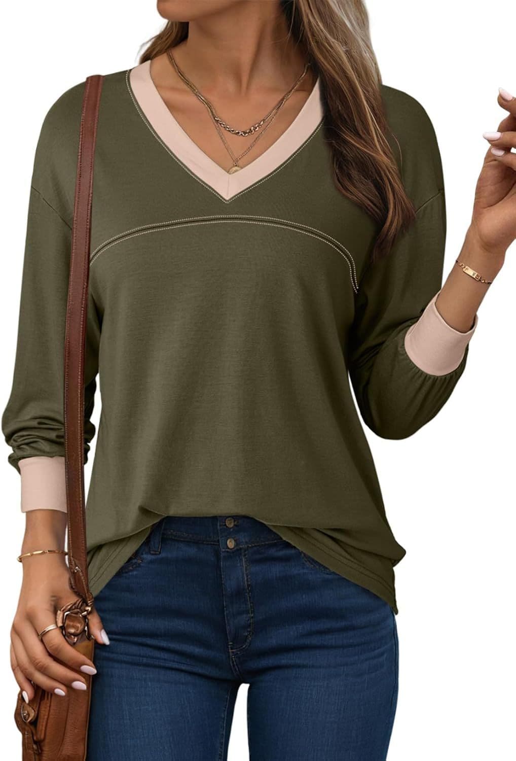 Blusa feminina fina, casual e versátil. 6
