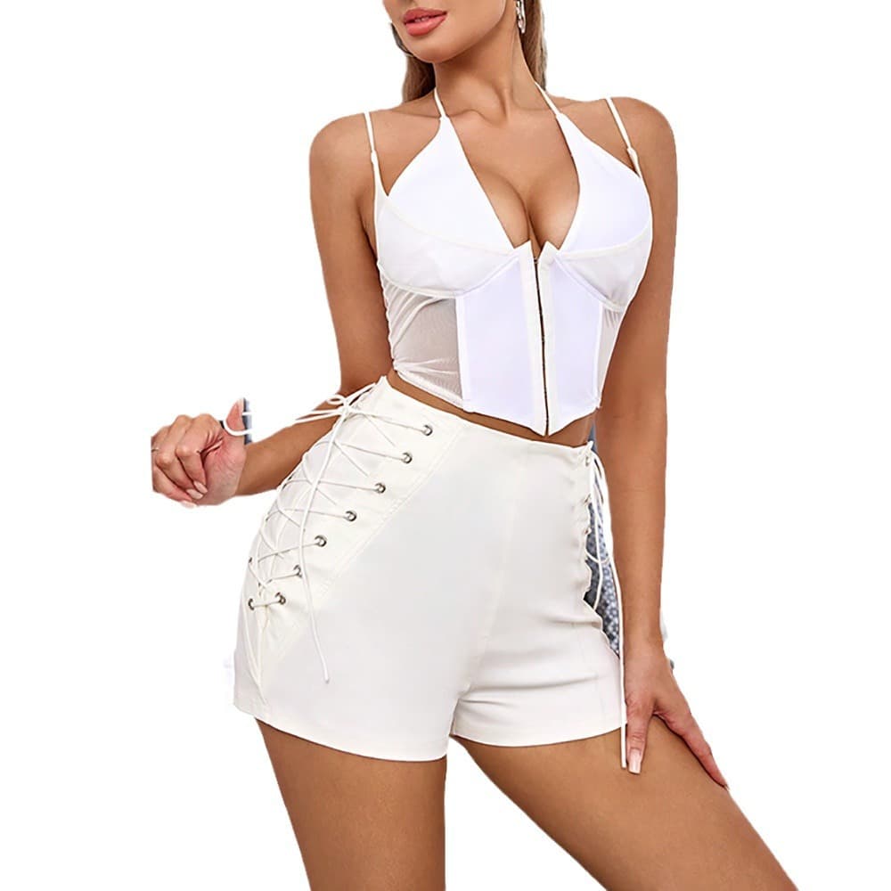 Short com amarração na cintura. 5
