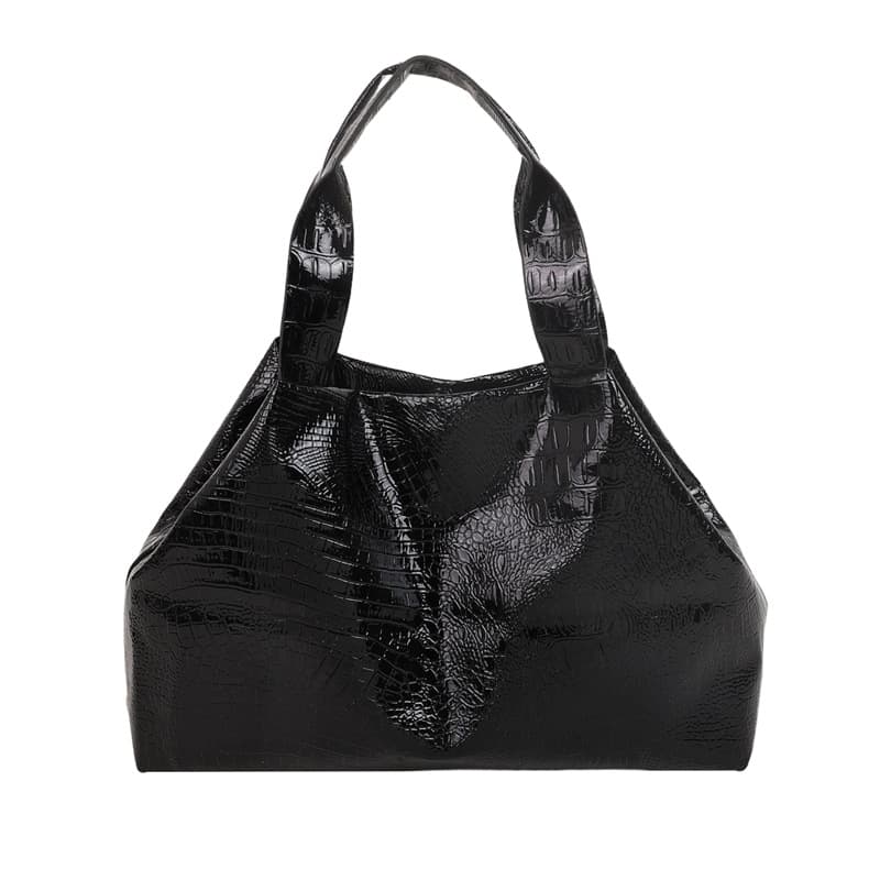 Bolsa feminina com estampa de crocodilo e textura sofisticada. 6