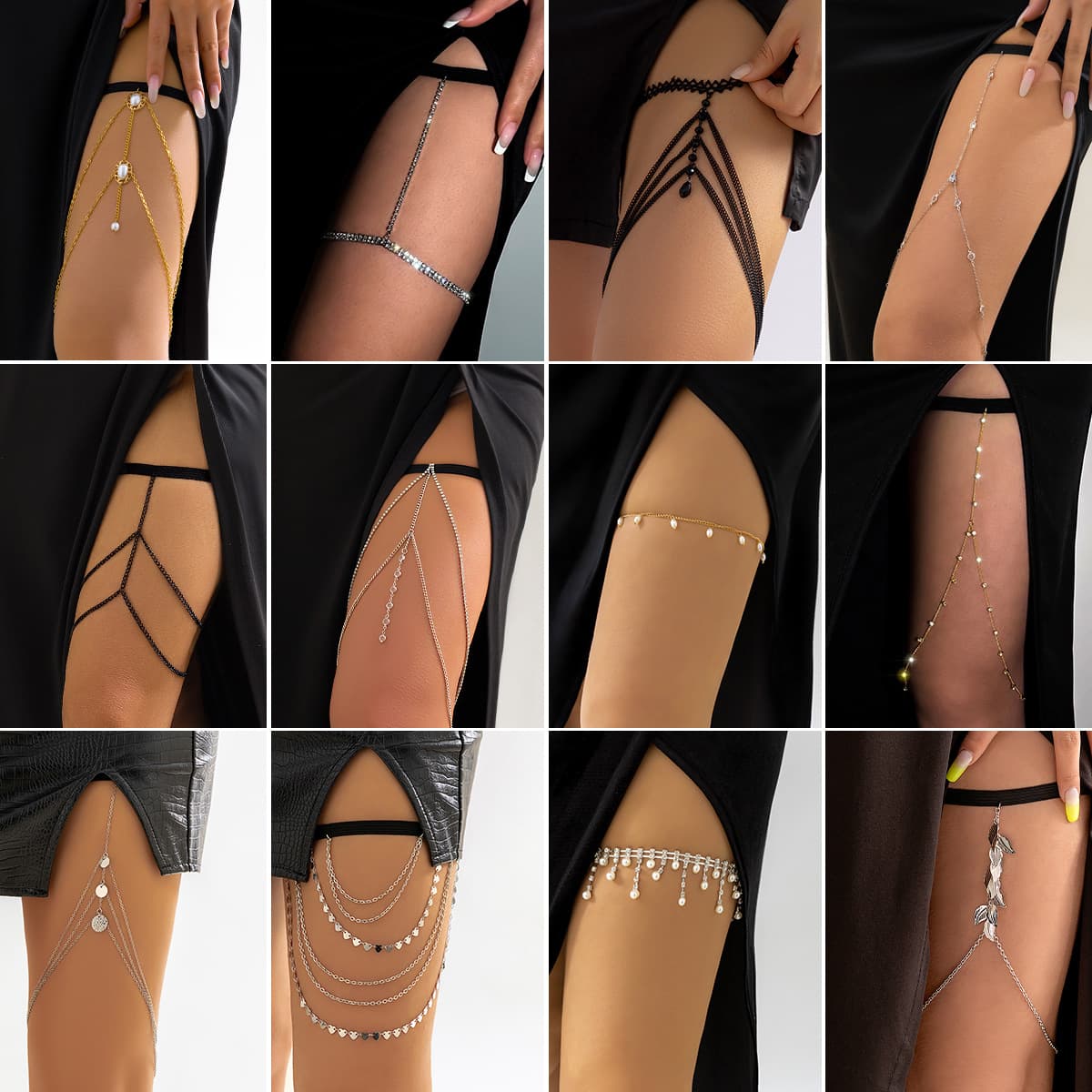 Pulseira de perna sexy para mulheres 7