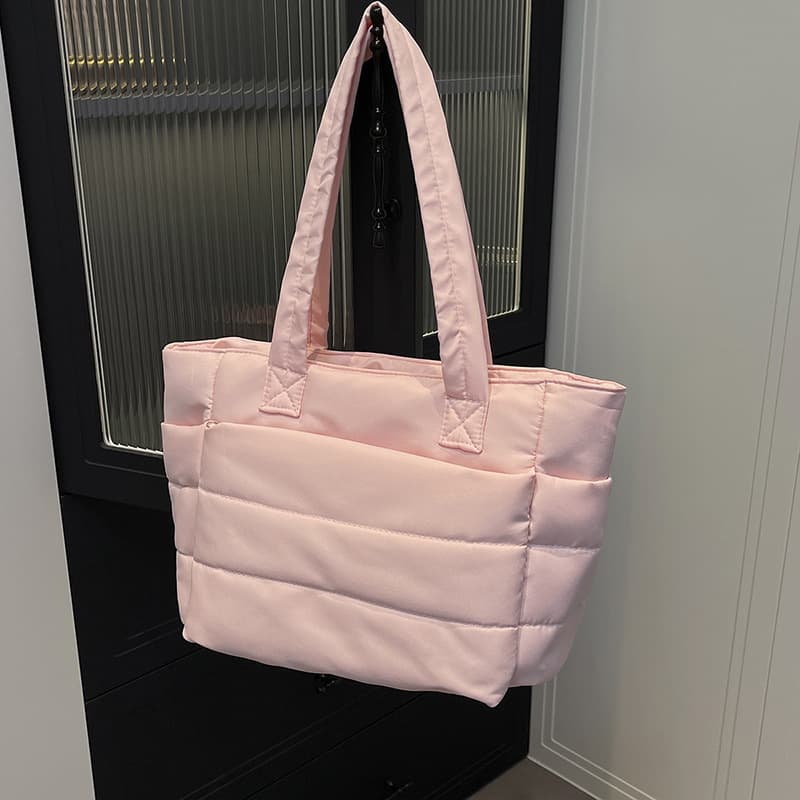 Bolsa versátil com bordado em linha para mulheres 7