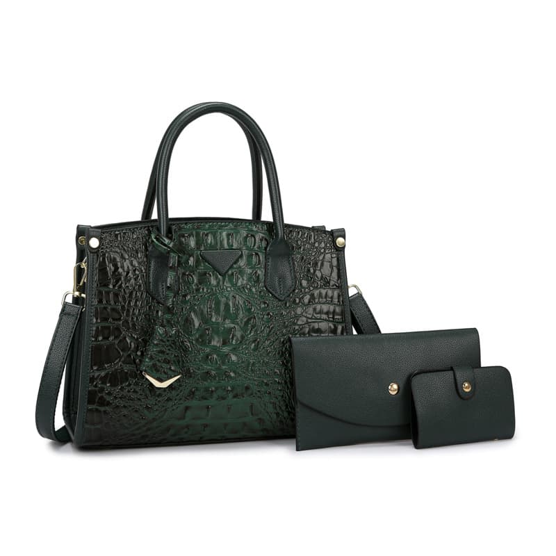 Conjunto de bolsa transversal vintage para mulheres 7
