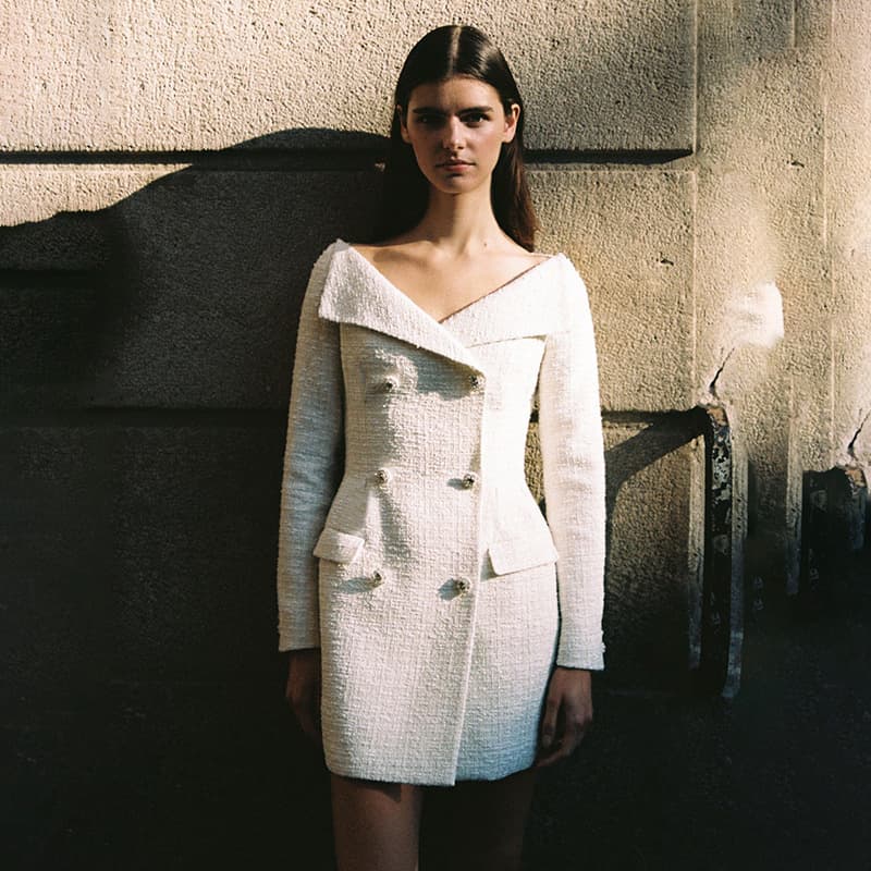 Vestido De Manga Comprida Com Ombros à Mostra, Modelagem Aci