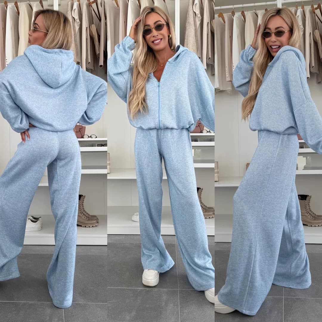 Conjunto de duas peças com calça elástica 4