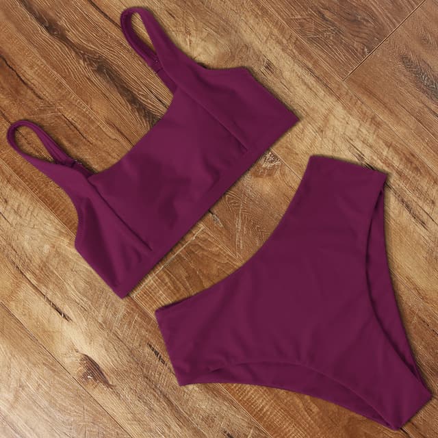 BiquíNi Cintura Alta Com Estampa De Leopardo, Modelo Push-Up 11