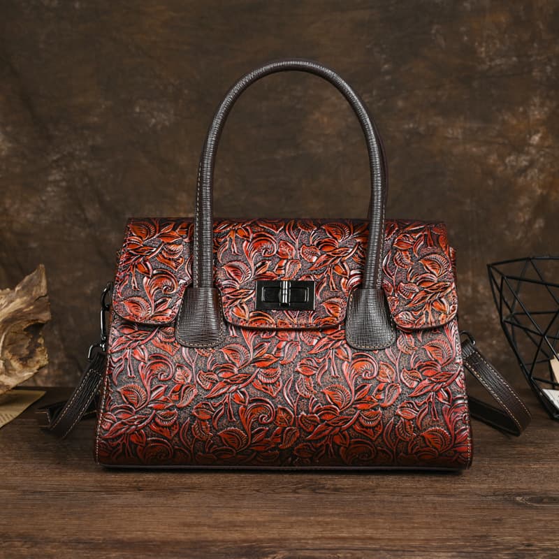 Bolsa vintage feminina em couro legítimo. 3
