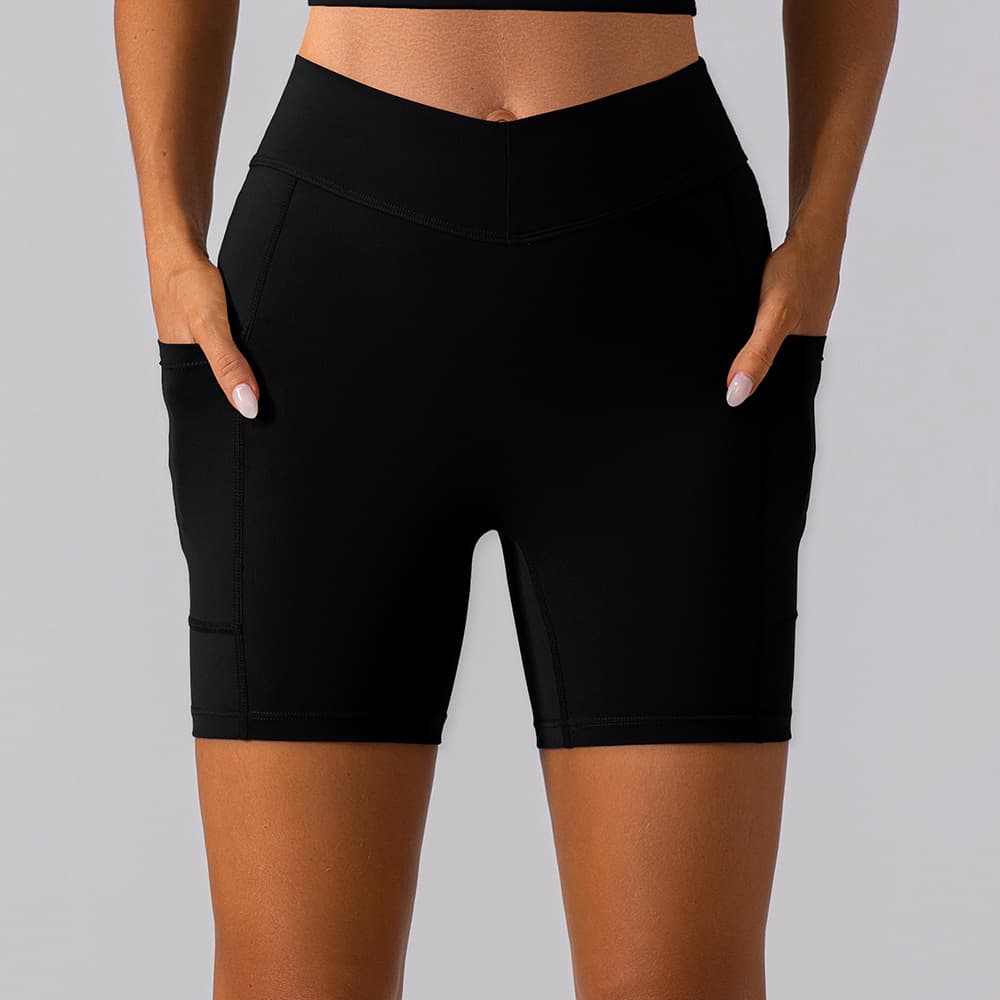 Shorts Esportivos Com Lixa Dupla Face, Modelagem Slim