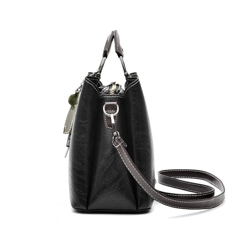 Bolsa feminina pequena, simples e retrô. 6