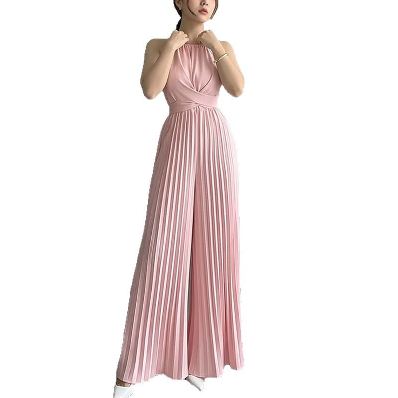 Macacão elegante de cor sólida para mulheres 4