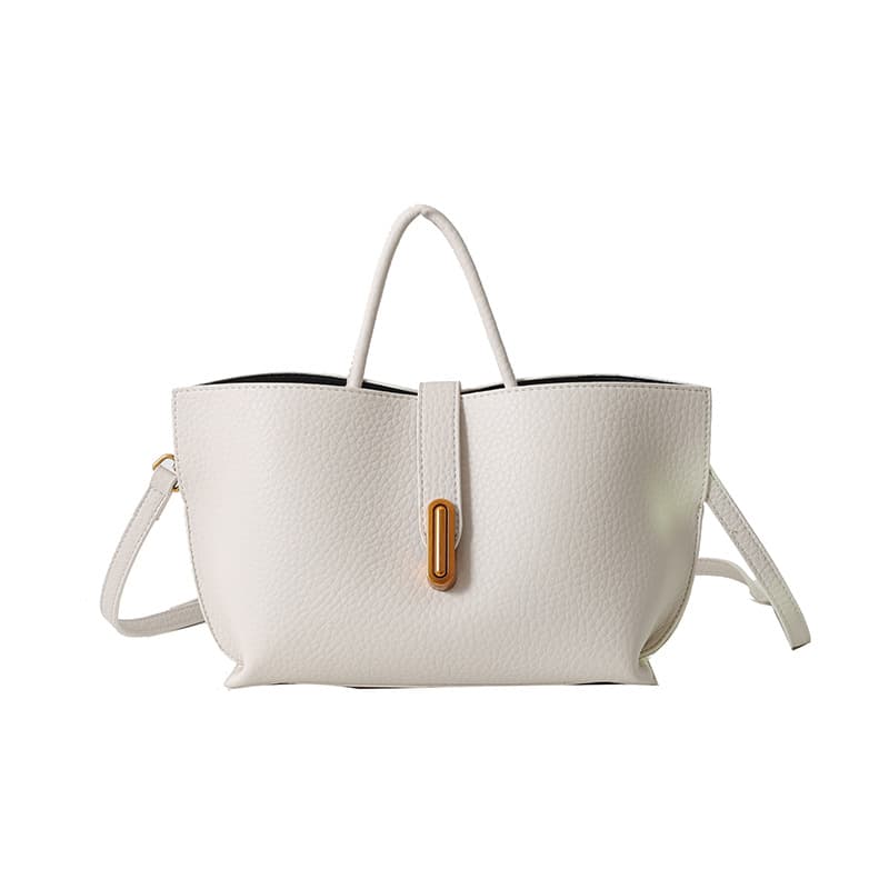 Bolsa de ombro INS com estampa de lichia, bolsa saco com zíper, bolsa tote de alta capacidade para mulheres. 13