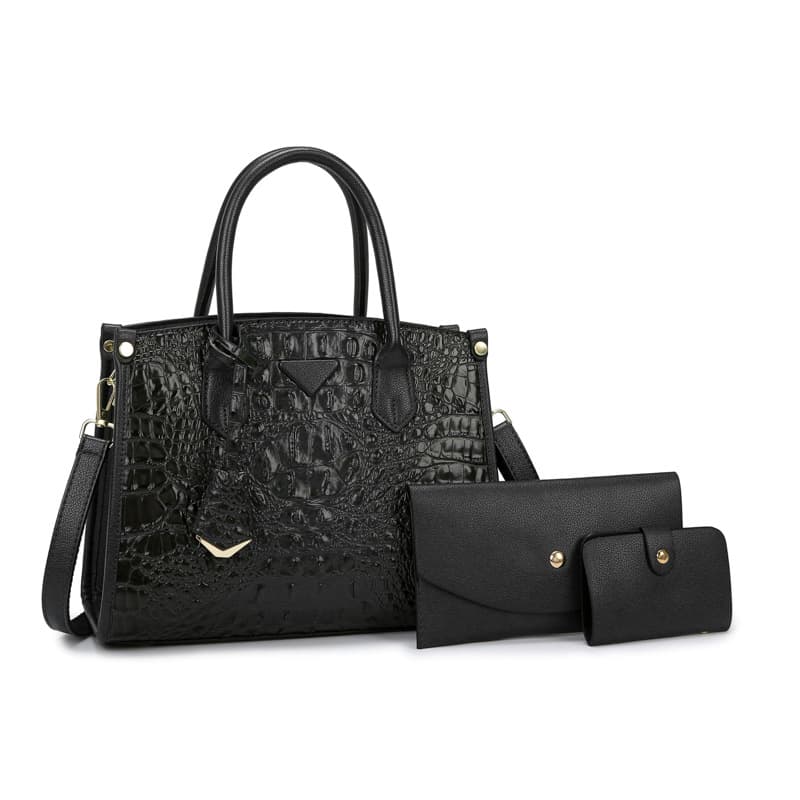 Conjunto de bolsa transversal vintage para mulheres 2