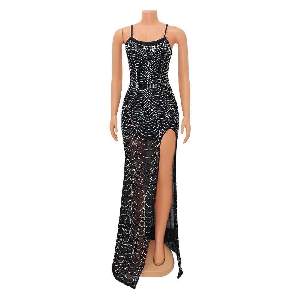 Vestido de Festa Emplumado