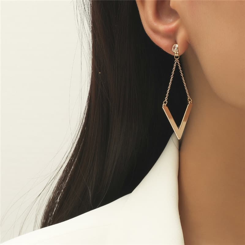 Brincos de zircônia, brincos longos, elegantes e com personalidade para mulheres. 5
