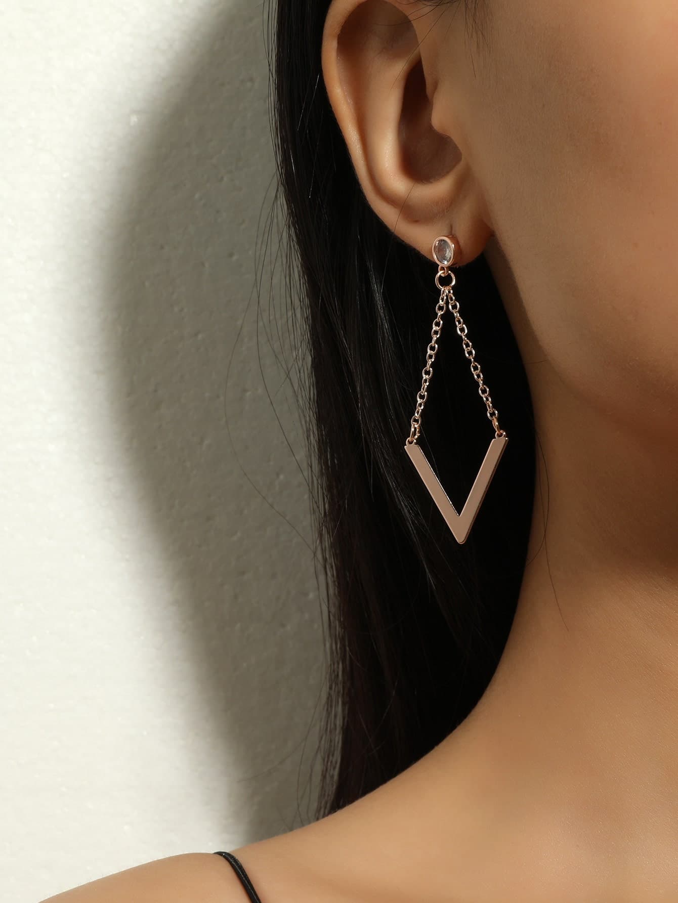 Brincos de zircônia, brincos longos, elegantes e com personalidade para mulheres.