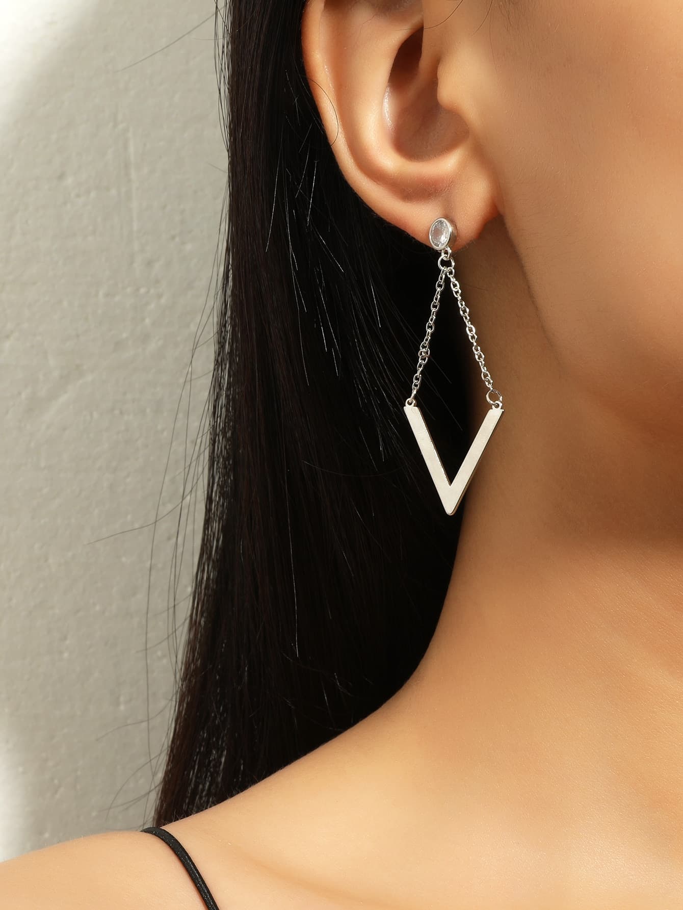 Brincos de zircônia, brincos longos, elegantes e com personalidade para mulheres. 2