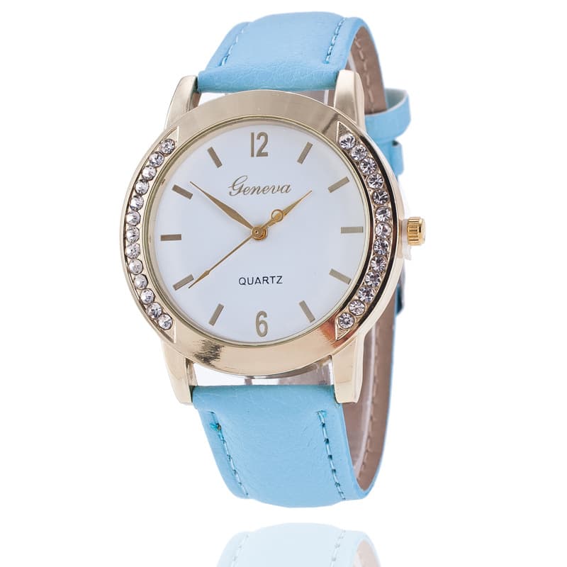 Relógio feminino Geneva Diamond Quartz. 2