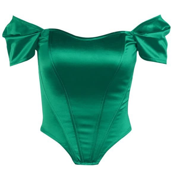 Top tomara que caia estilo corset espinha de peixe e blusa d 5
