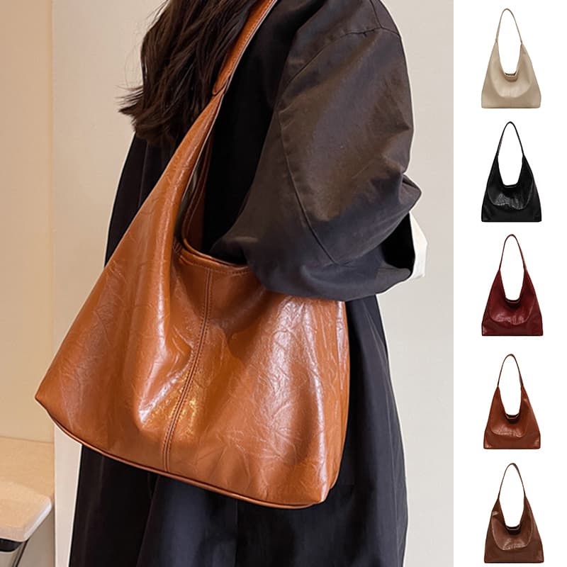 Conjunto de 2 Bolsas Femininas Estilo Hobo com Carteira Integrada - Bolsa de Ombro Moderna e Elegante para Uso Casual e  5