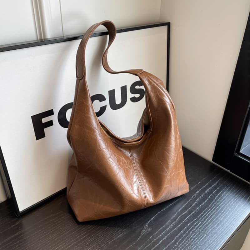 Conjunto de 2 Bolsas Femininas Estilo Hobo com Carteira Integrada - Bolsa de Ombro Moderna e Elegante para Uso Casual e  6