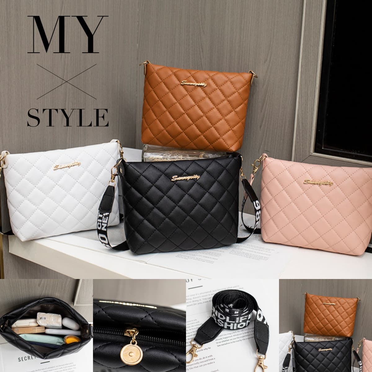 Small Messenger Bolsa For Feminino Trend Lingge Embroidery Female Shoulder Bolsas Moda Chain Ladies Crossbody Bolsa