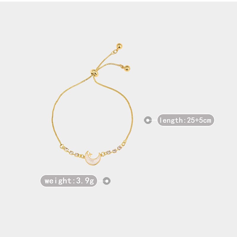 Pulseira Em Formato De Lua 5